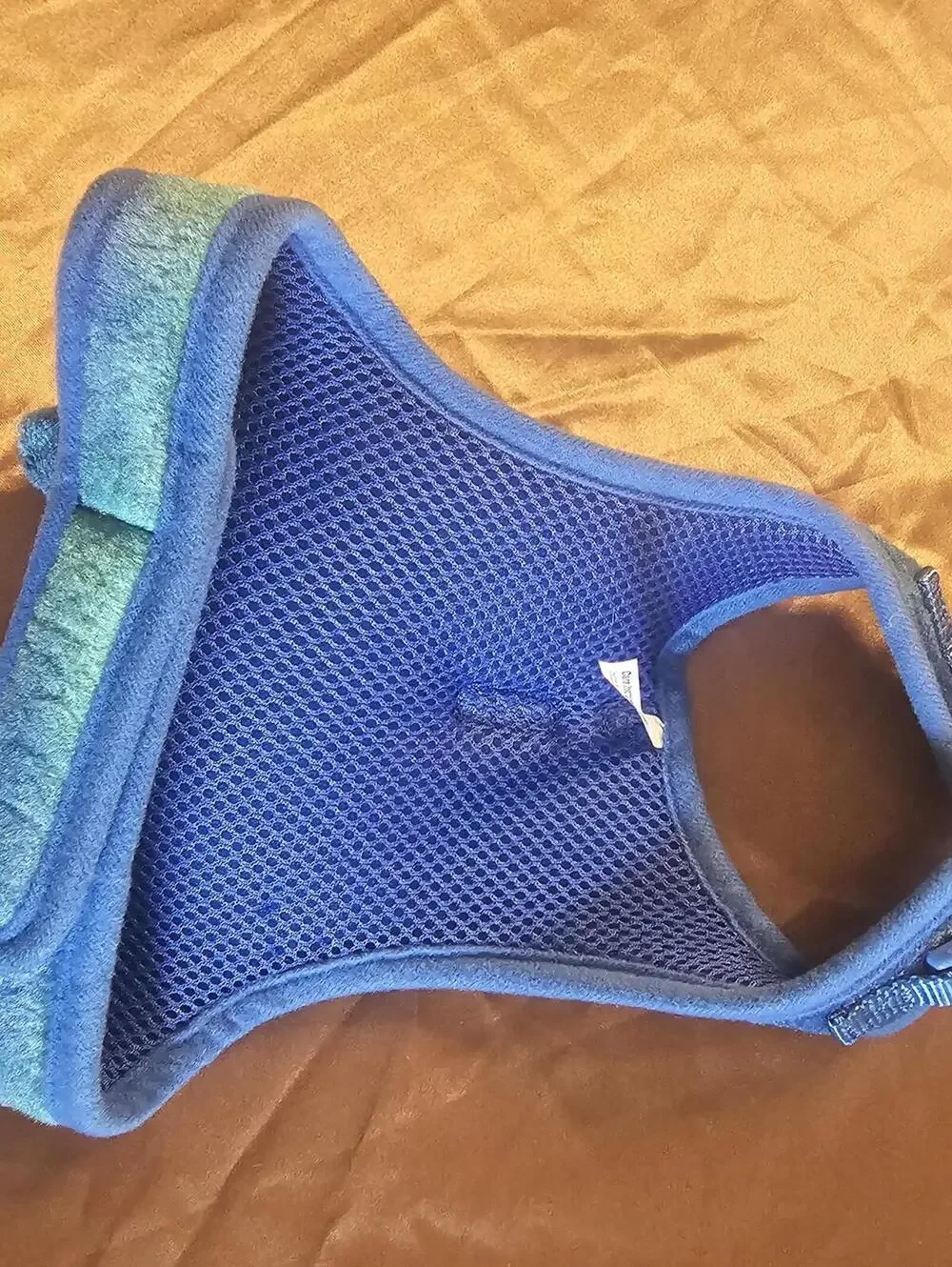 Blue Shark Fin Dog Harness Vest Mesh Adjustable Pet Costume